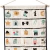 Adventskalender "Kids Christmas" In Creme/ Bunt - (L)75 X (B)65 Cm