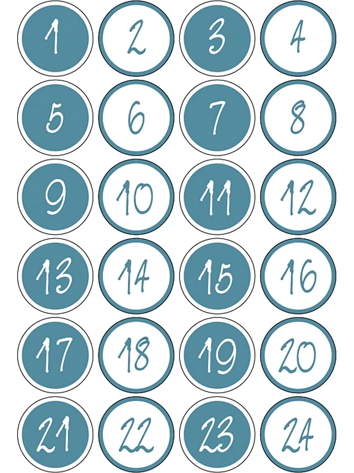 Ursus Adventskalender "Frosty" In Hellblau/ Grau 3 Ursus Adventskalender "Frosty" In Hellblau/ Grau – Bild 3